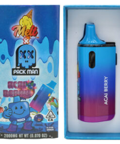 Melt x Packman Acai Berry Disposable Vape with rich berry flavor, sleek portable design, smooth airflow, and premium disposable vape performance