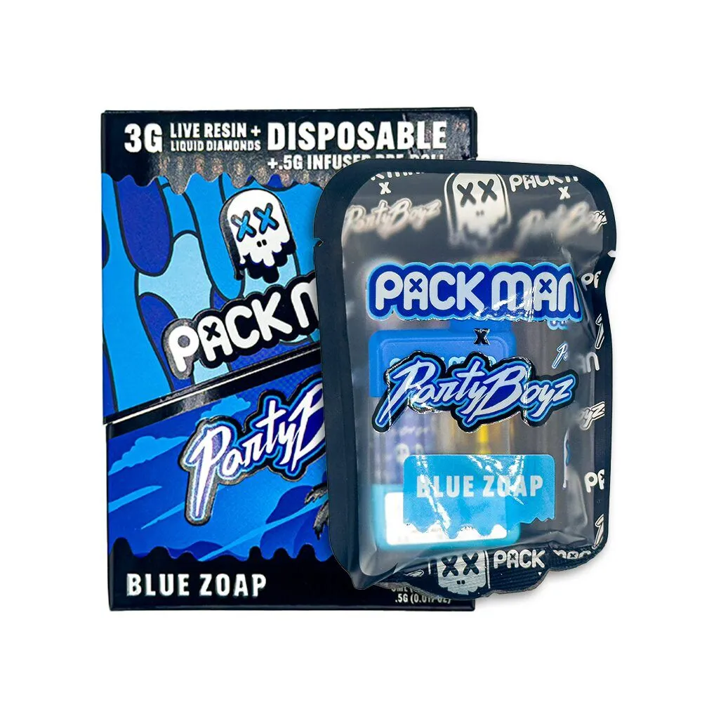 Packman x Party Boyz 3g Disposable (25 pc) Variety Box