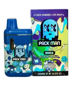 Buy Blueberry Yogurt Packman Disposable V6 featuring authentic Packman branding, blueberry and creamy yogurt-inspired flavor profile, premium disposable device design, portable construction, and secure sealed packaging.
