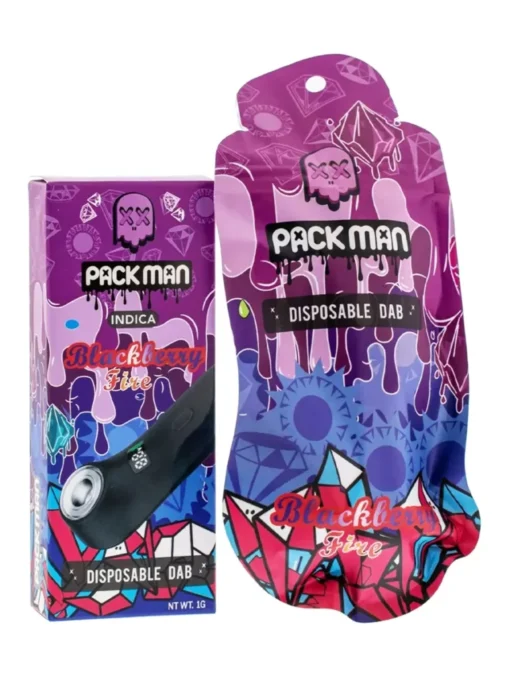 Blackberry Fire Packman Disposable Dab – Premium THCA Disposable Vape | Official Packman Shop